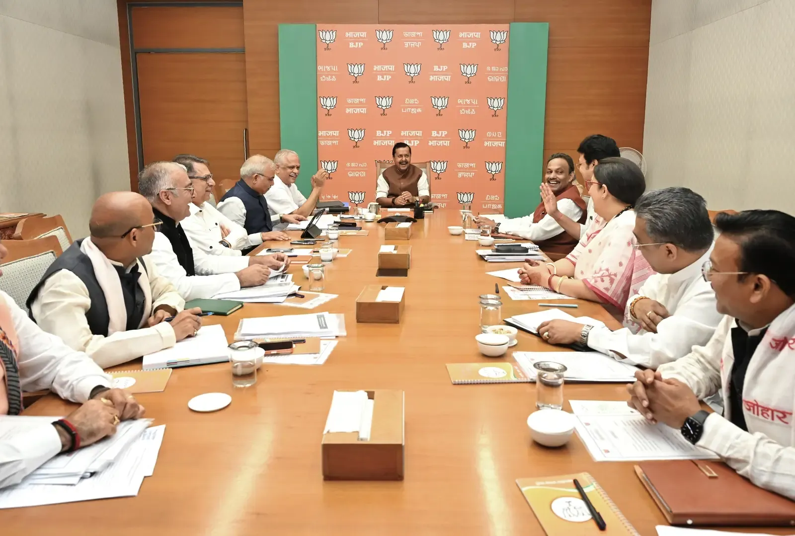 BJP president Nitin Nabin chairs national general secretaries meet, plots assembly election strategy