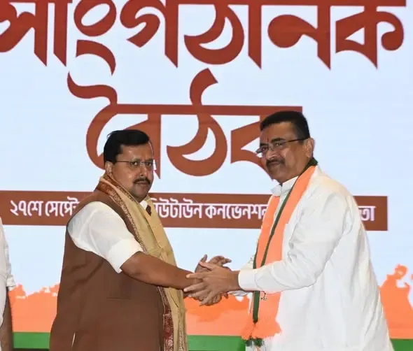 BJP chief Nitin Nabin in Kolkata: Calls for three-way unity in West Bengal party