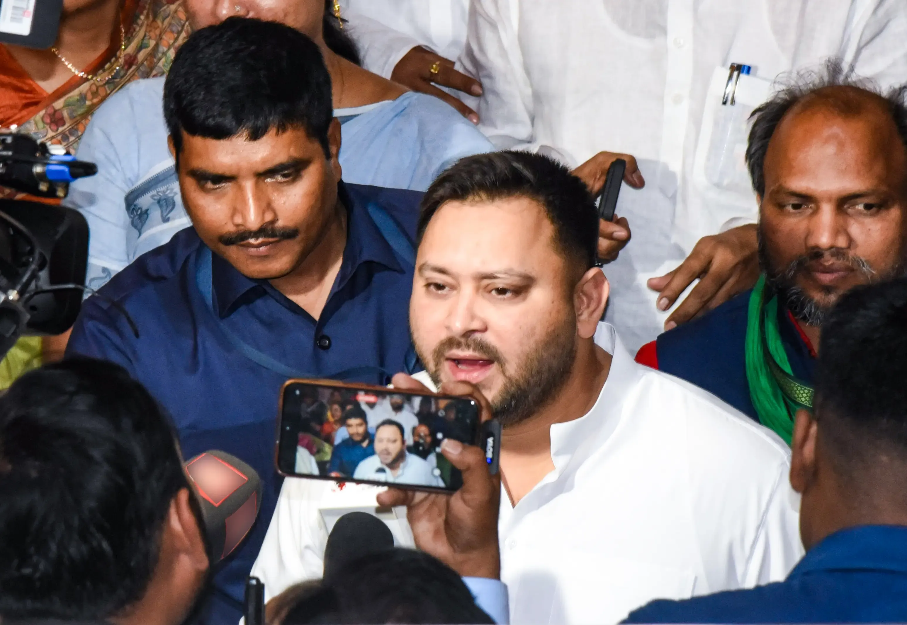 Tejashwi Yadav Claims Nitish Kumar Resigned Due to BJP Pressure