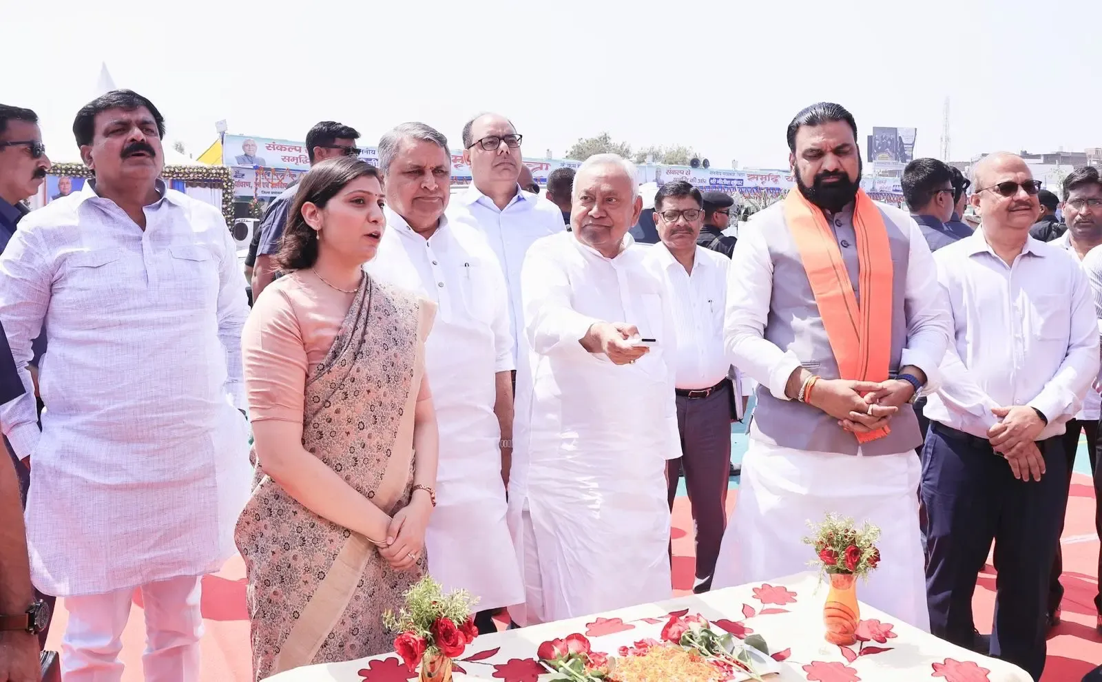 Nitish Kumar Launches 535 Development Initiatives in Buxar and Bhojpur
