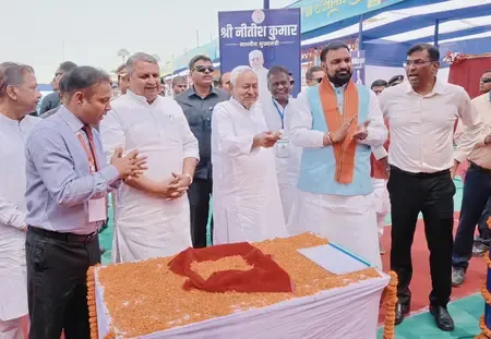 Nitish Kumar Launches 88 Projects in Bhagalpur's Samridhi Yatra