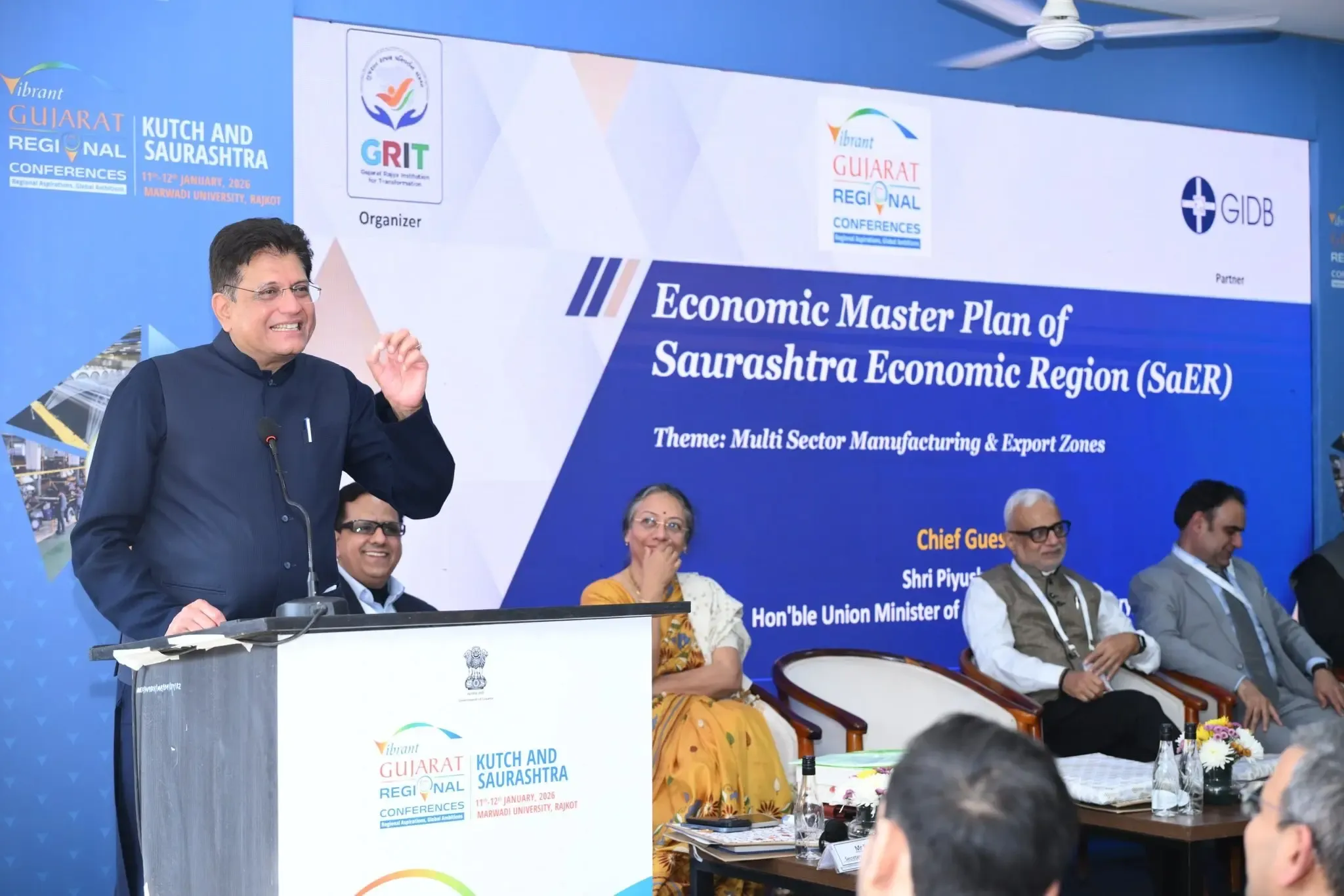 क्या निवेश और उद्योग को नई रफ्तार देकर विकसित भारत 2047 का ग्रोथ इंजन बनेगा गुजरात? : पीयूष गोयल