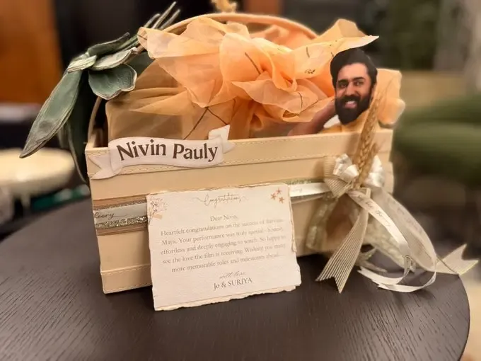 Did Nivin Pauly Express His Gratitude to Suriya and Jyothika?