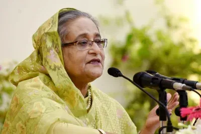 MEA: Sheikh Hasina's Aug 5 media interaction is private, India not involved
