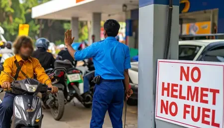 नो हेलमेट, नो फ्यूल : गौतमबुद्ध नगर में एक माह का सड़क सुरक्षा अभियान शुरू