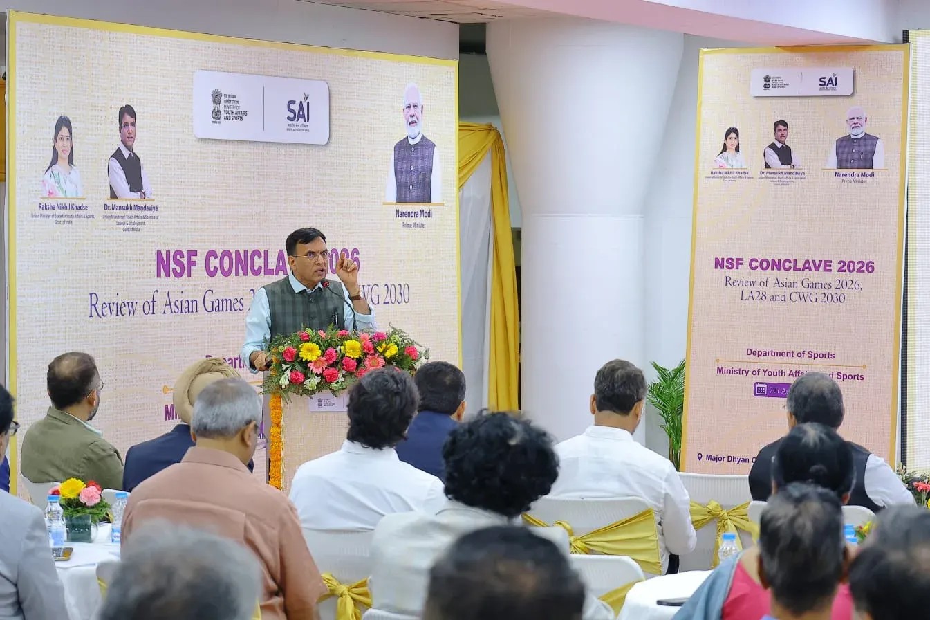 NSF Conclave 2026: Mandaviya demands fair trials, anti-doping overhaul