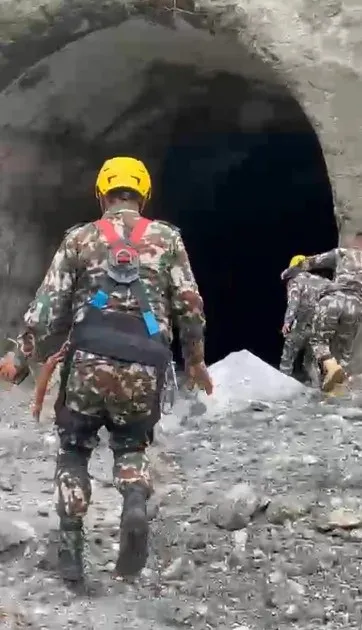 Rasuwagadhi hydropower tunnel search finds no survivors; 93 still missing