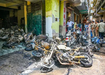Noida fire kills two in their 20s; building owner detained after Sector-66 blaze