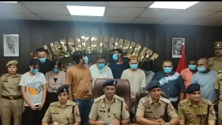 नोएडा : फर्जी कॉल सेंटर के जरिए विदेशी नागरिकों के साथ धोखाधड़ी करने वाले गैंग का पर्दाफाश