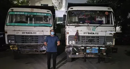 नोएडा : खनन और ओवरलोडिंग में तीन जोन में कार्रवाई, दो गिरफ्तार और 40 वाहन सीज