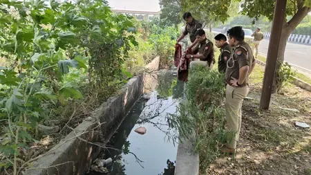 नोएडा : नाले में अज्ञात महिला का शव मिलने से सनसनी, जांच जारी