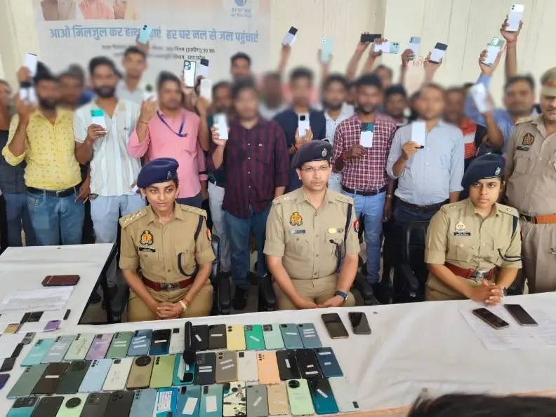 क्या नोएडा पुलिस ने सर्विलांस की मदद से 101 गुमशुदा मोबाइल बरामद किए और स्वामियों को लौटाए?