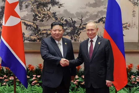 Russia-North Korea Tumen River bridge nears completion, shielding transfers from satellites