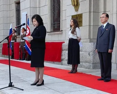 North Korea FM declares full strategic alignment with Russia at envoy memorial