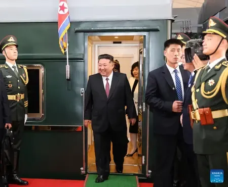 Is North Korean Leader Kim Jong-un Accompanied by His Daughter During His Visit to China?