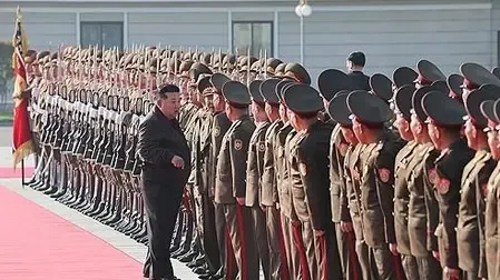 North Korean troops march in Russia's Victory Day parade for 1st time