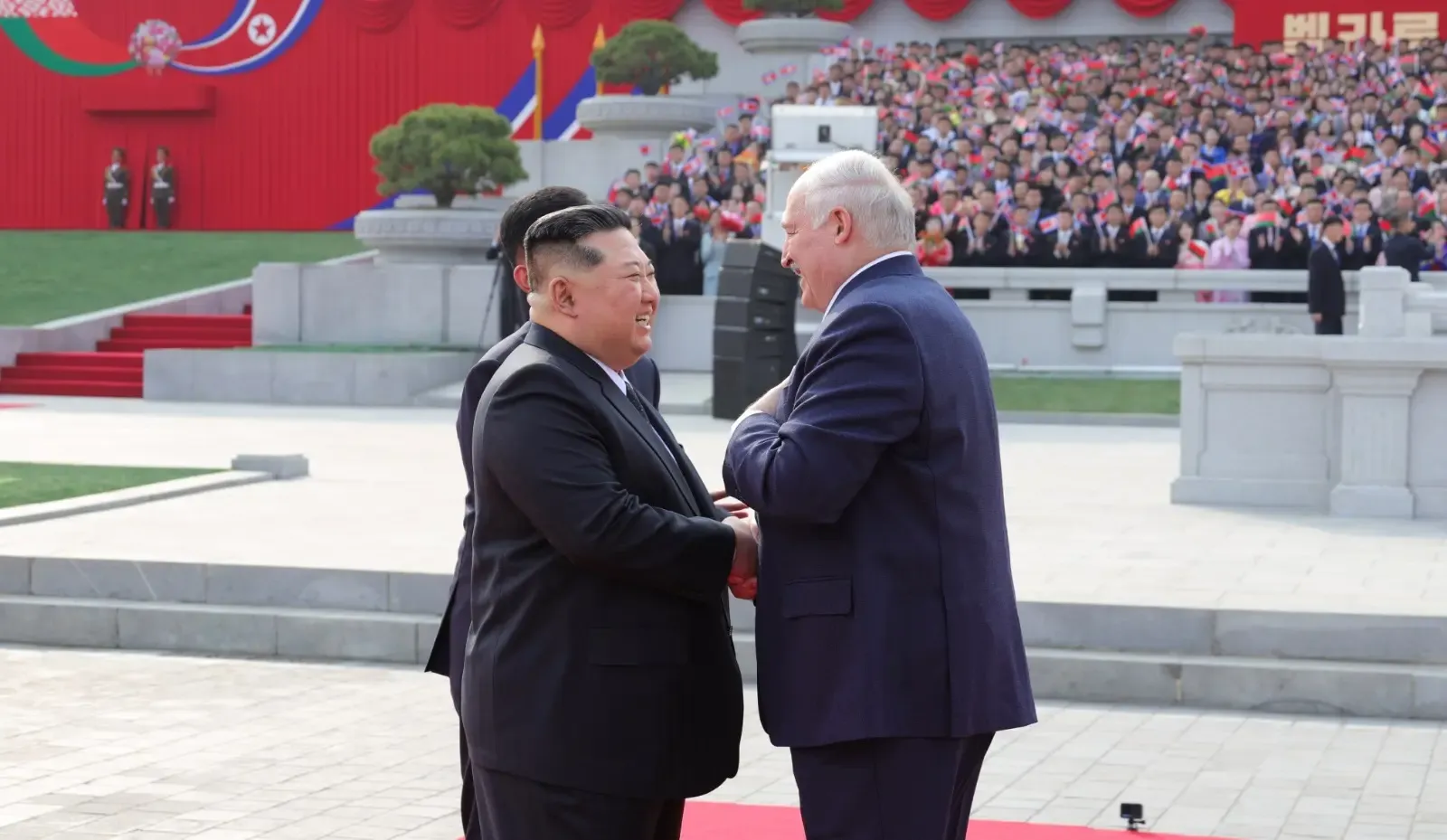 Kim Jong-un Hosts Belarusian President Lukashenko in Pyongyang