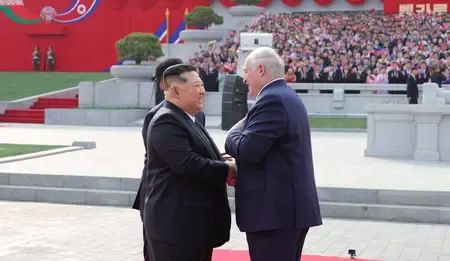 Kim Jong-un Hosts Belarusian President Lukashenko in Pyongyang