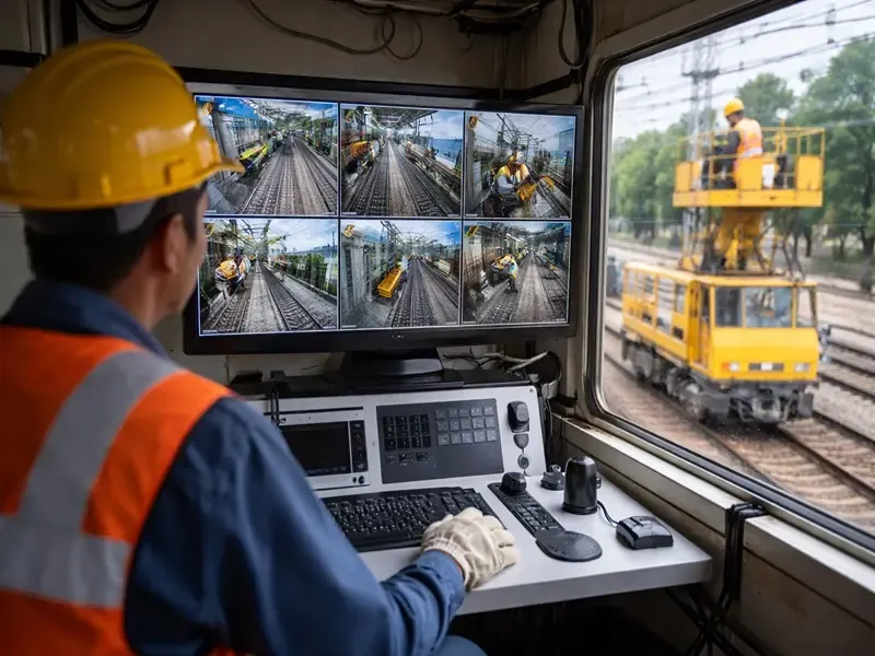How is Northeast Frontier Railway Improving Safety and Efficiency with a New Surveillance System?