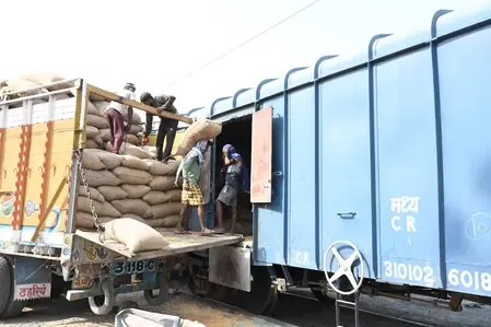 Is the Northeast Frontier Railway Ensuring Timely Delivery of Essential Goods?