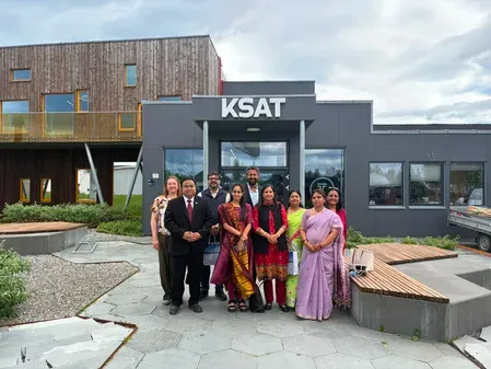 Indian MPs visit KSAT in Norway, explore satellite tech for maritime security
