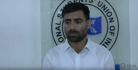 नीट पेपर लीक: एनएसयूआई के विनोद जाखड़ की माँग — एनटीए बंद हो, धर्मेंद्र प्रधान इस्तीफा दें