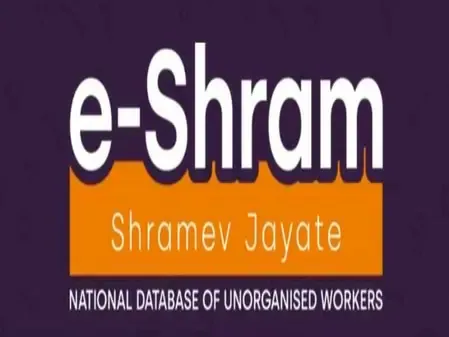 Is the number of poor workers registered for benefits on the e-Shram portal nearing 31 crore?