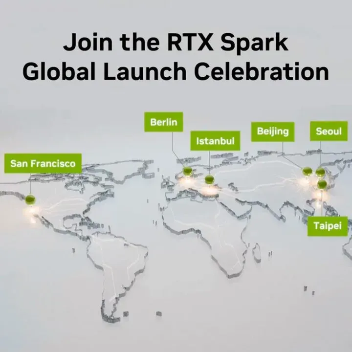 Nvidia RTX Spark global launch set for October 16