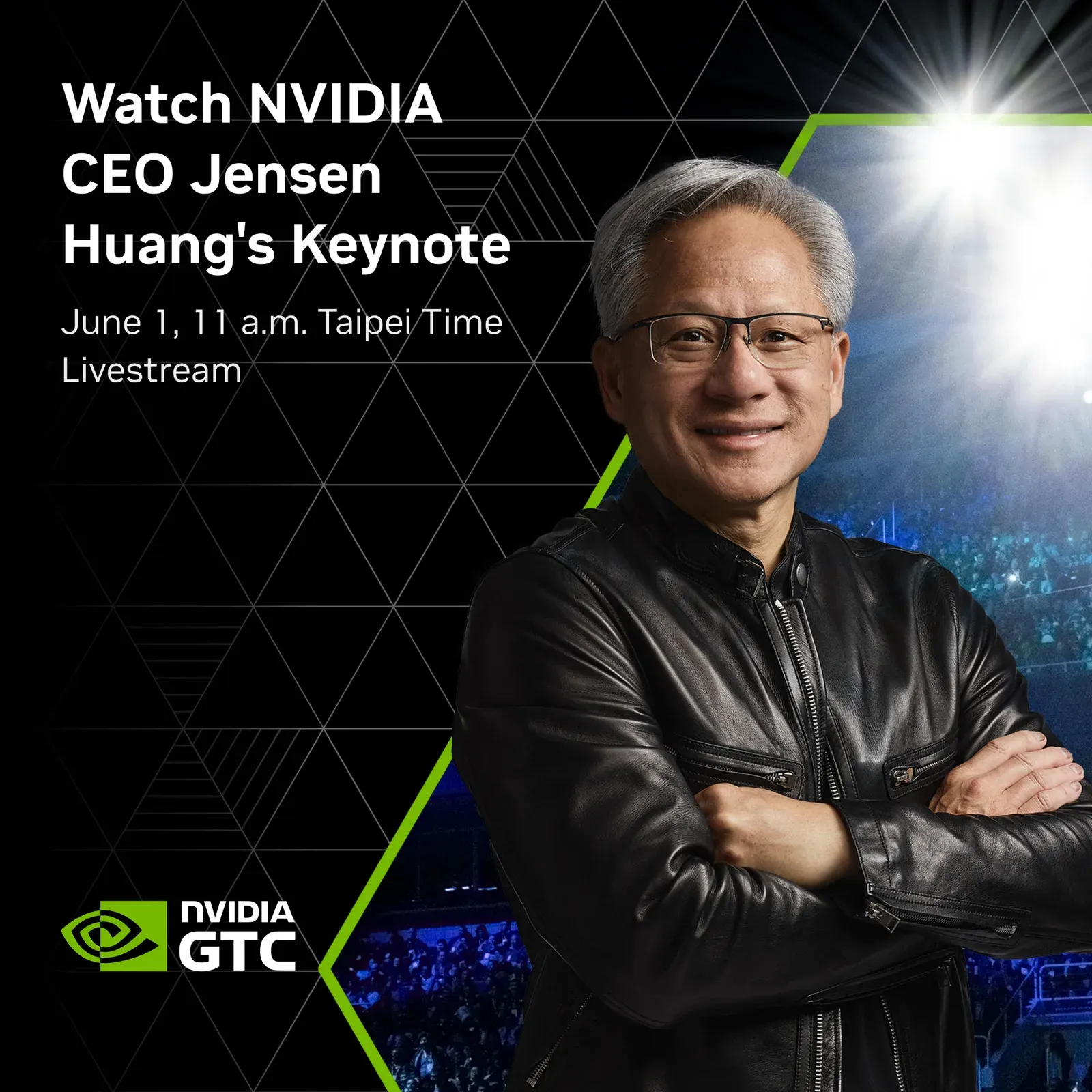 Nvidia to Live-Stream GTC Taipei Keynote With Jensen Huang