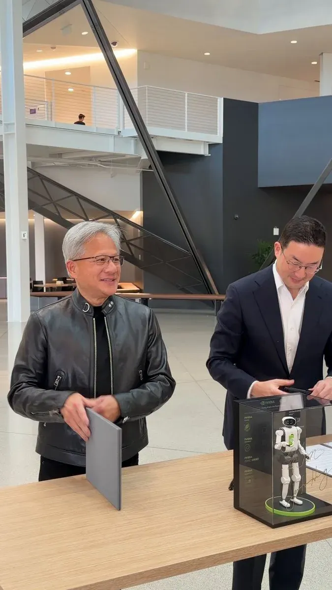 Nvidia Welcomes LG Chairman for AI and Robotics Push