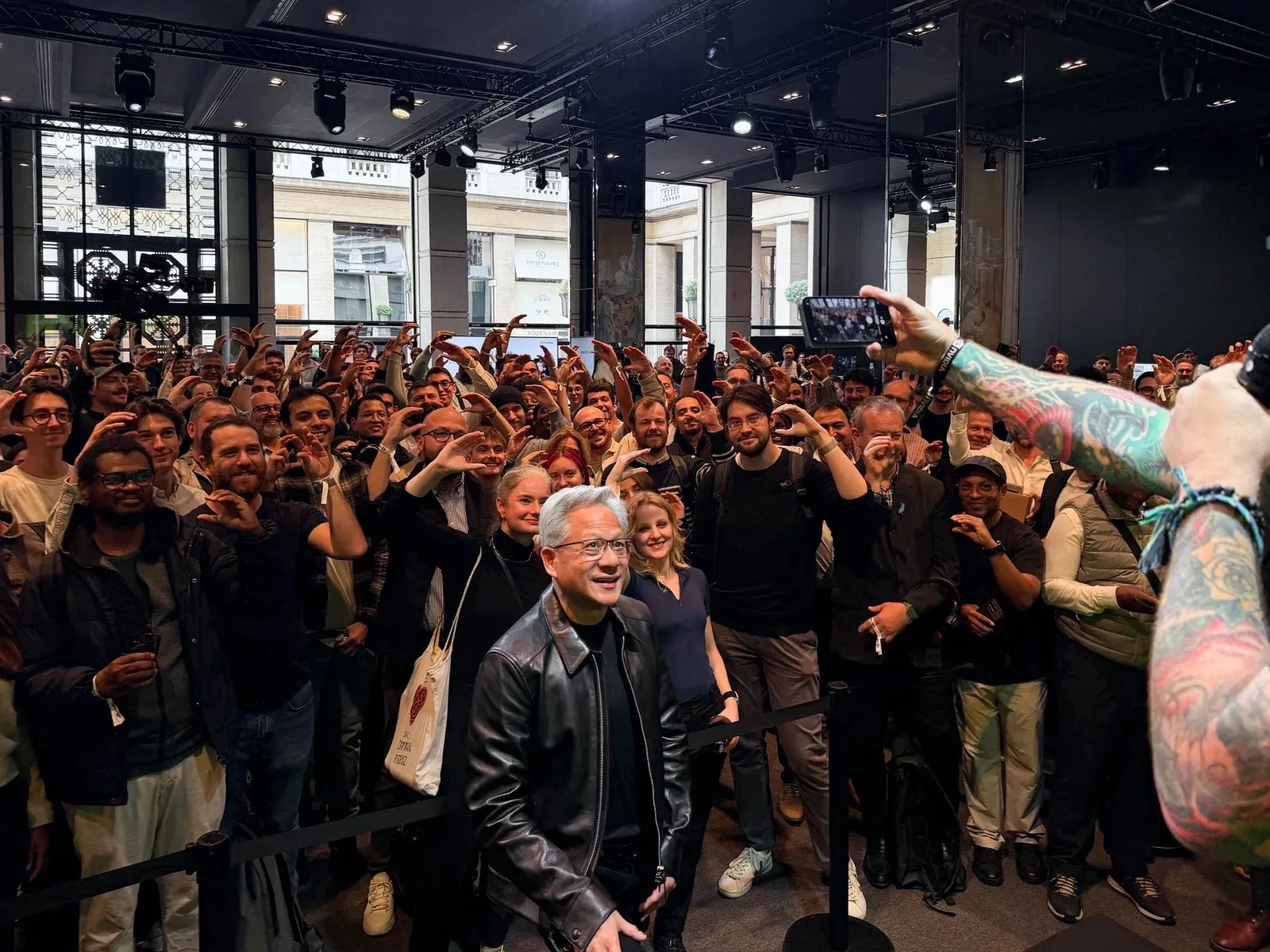 Nvidia's Jensen Huang Joins Paris Developer Event