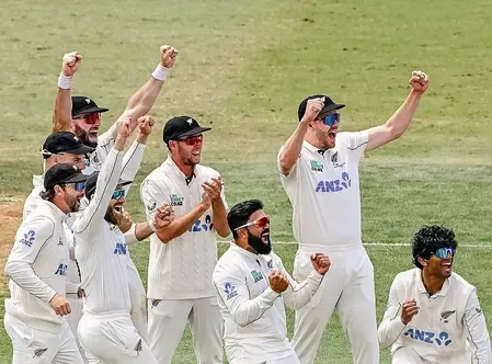 Did NZ Secure a 323-Run Victory Over WI to Clinch the Series 2-0?