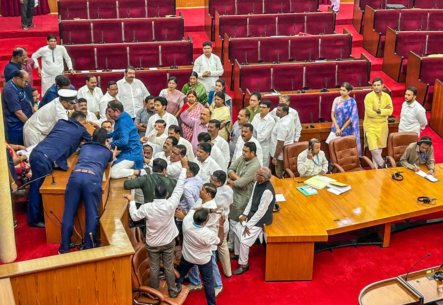 Odisha Assembly Speaker enforces 7-day suspension on 12 Congress leaders due to disruptive protests
