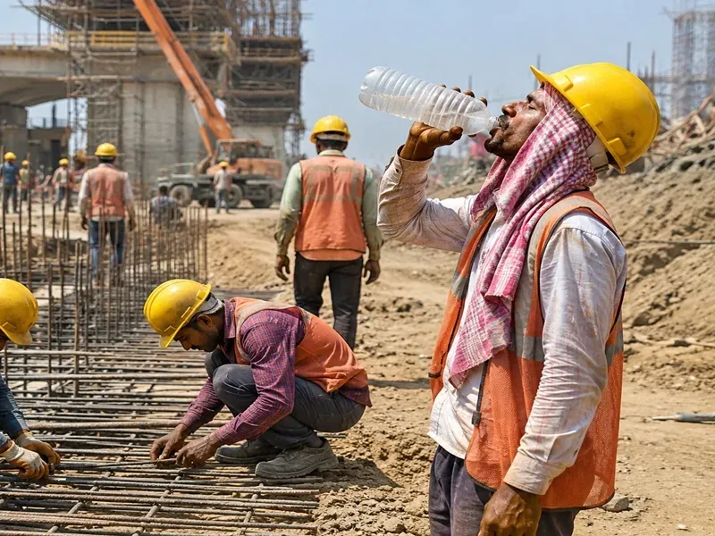 Odisha bans outdoor labour 11am–3pm as heatwave pushes temps past 45°C