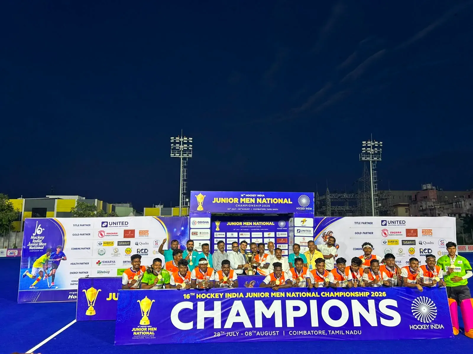 Odisha win 16th Hockey India Junior Men National Championship 2026 with 2-1 final win