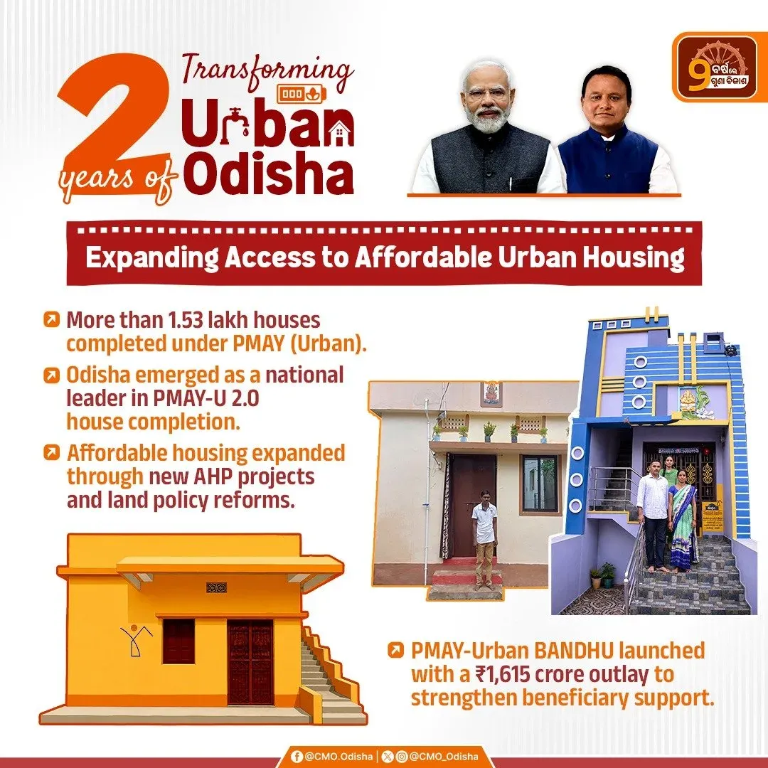 Odisha CMO Highlights PMAY Urban Push for Affordable Homes