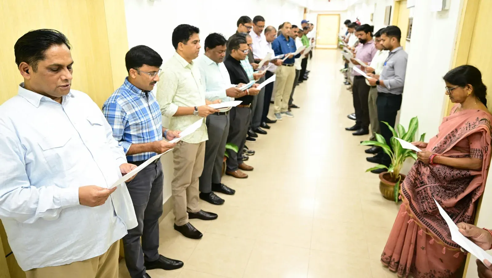 Odisha CMO Staff Take Unity Pledge on Rashtriya Ekta Diwas