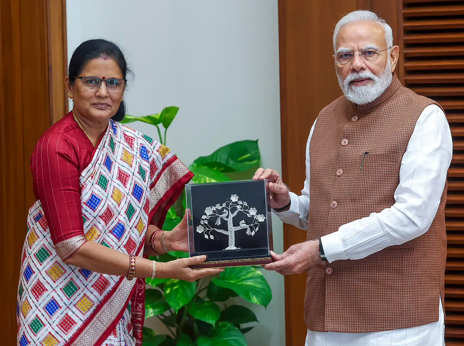 Odisha Deputy CM Pravati Parida meets PM Modi ahead of SUBHADRA fifth instalment on Aug 28