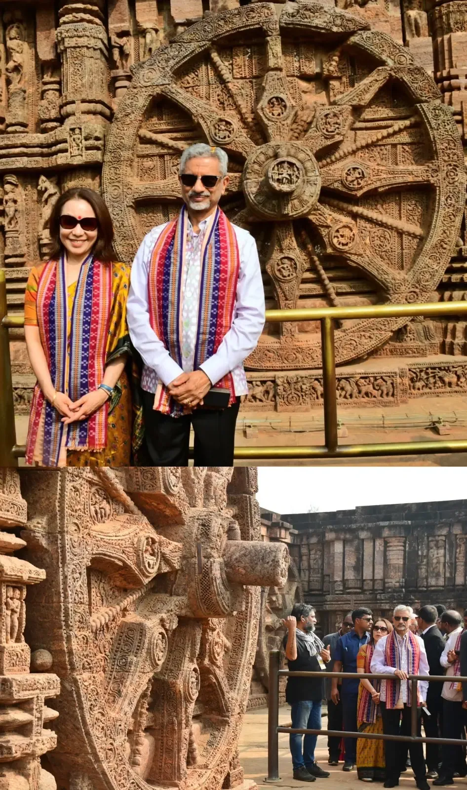 Odisha: EAM Jaishankar Explores Konark Sun Temple and Other Tourist Attractions