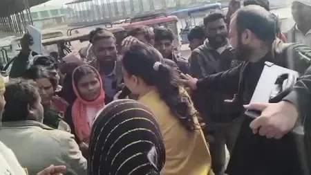 What Happened Between the Officer and the Woman at the Fertiliser Distribution Centre in MP?