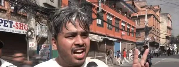 How have Nepal residents reacted to PM K.P. Sharma Oli's resignation amid protests?