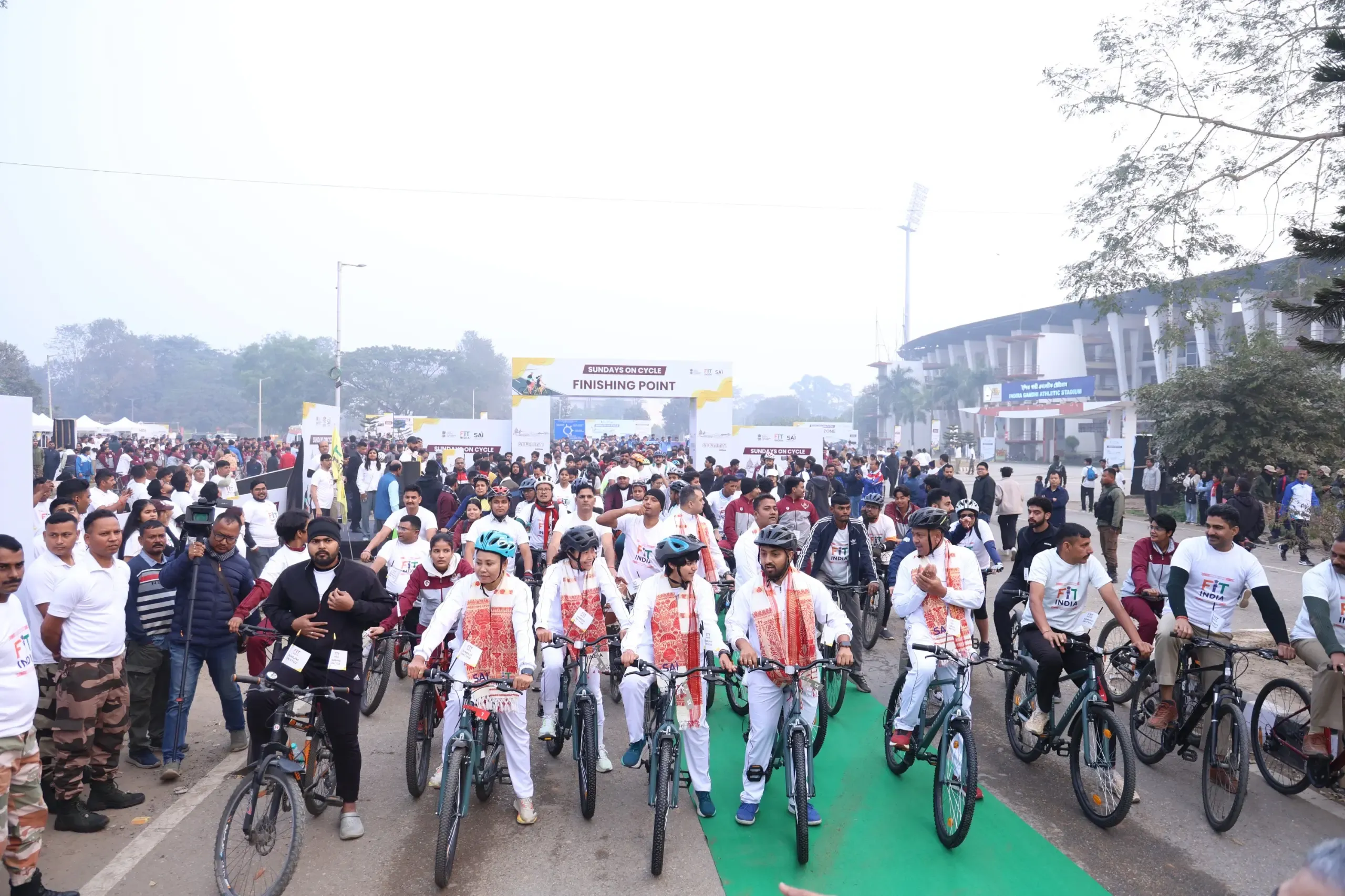 How Did Olympians and Sportspersons Support PM Modi’s Fit India Mission in Guwahati?