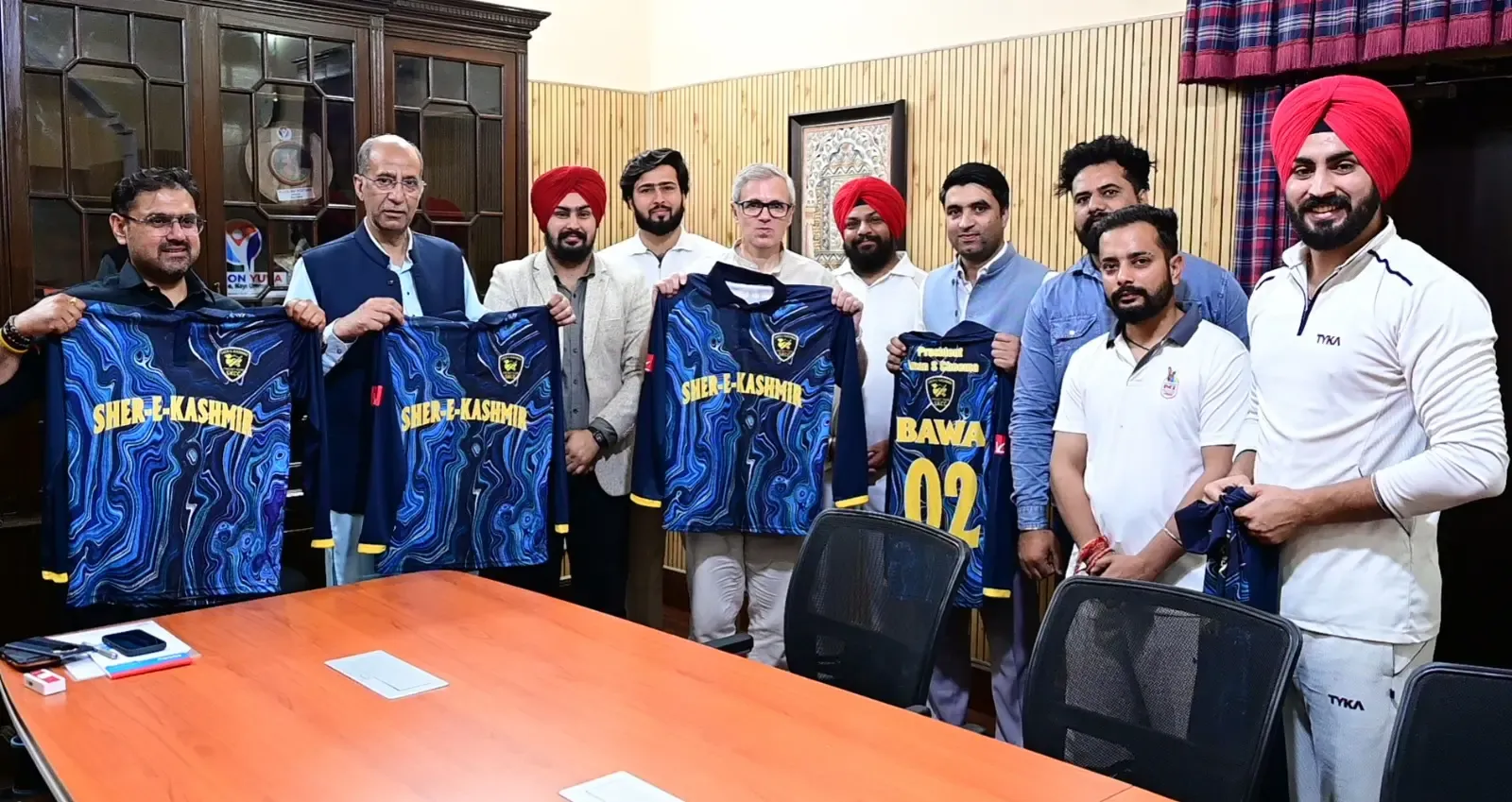 Omar Abdullah Launches New Sher-e-Kashmir Cricket Jersey and Wildlife Publication