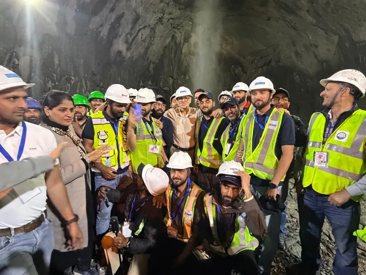 Omar Abdullah Visits Zoji La Tunnel Workers on Milestone Day
