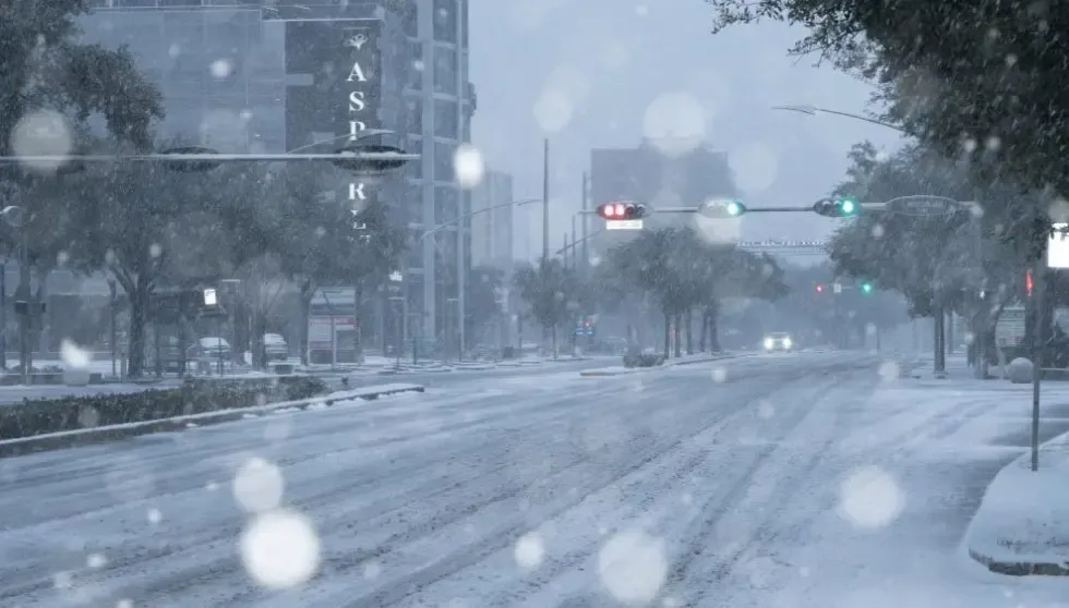 Historic Winter Storm Strikes Southern US