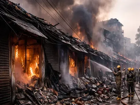 Tragic Fire in Madhyamgram Claims One Life and Injures Many