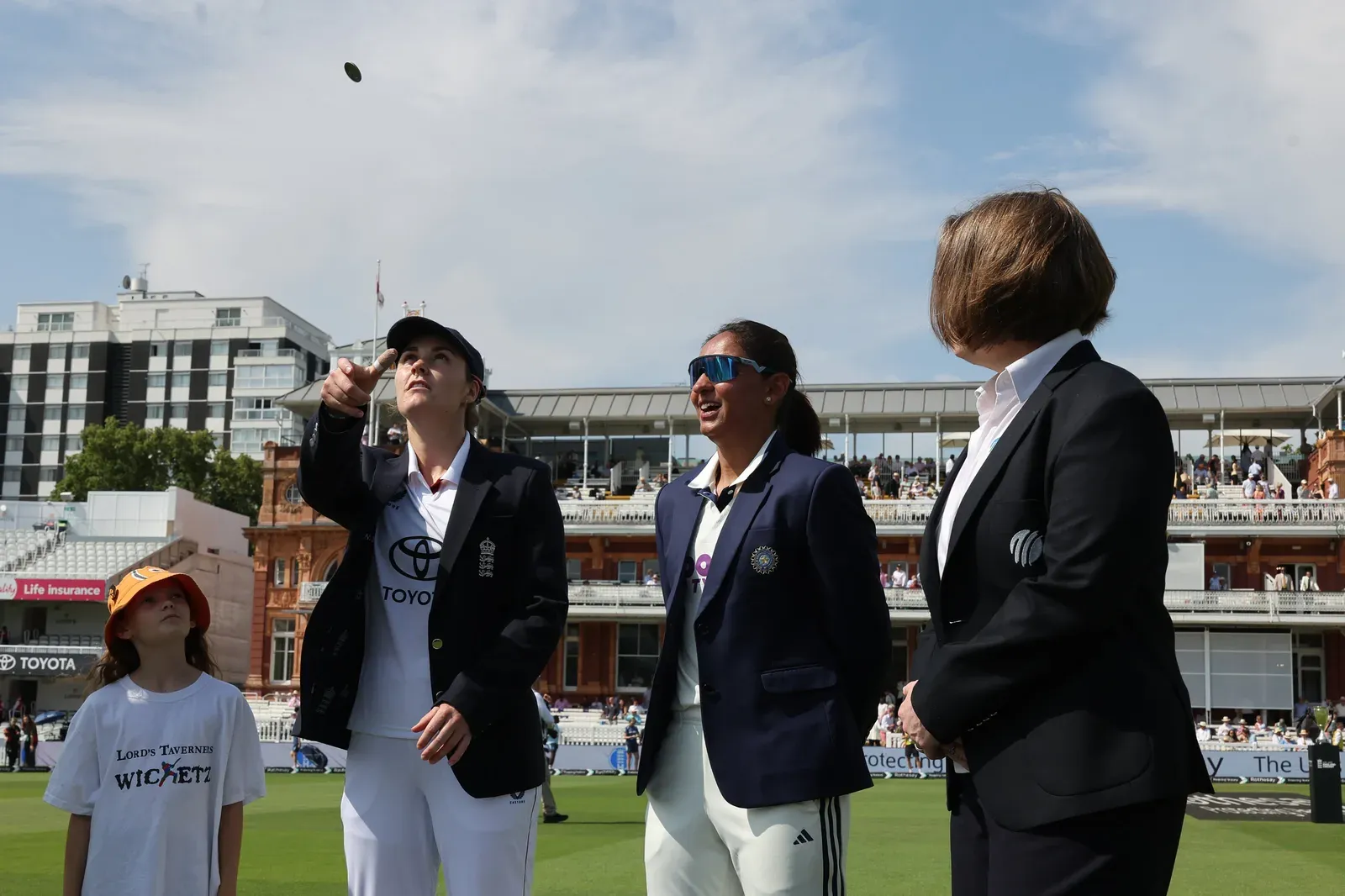 Lord's Women's Test: Charani, Capsey, Villiers debut as England bowl first against India