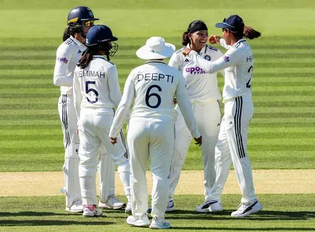 Sneh Rana's 4-42 powers India to historic 270-run win in first Women's Test at Lord's