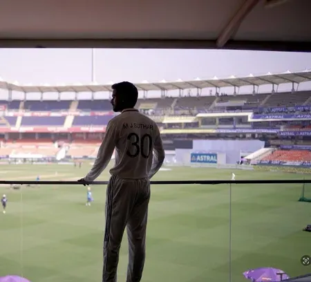 Manav Suthar on Test debut: 'Best feeling of my life', cap from Kuldeep Yadav