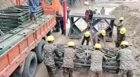 How Did the Indian Army Build the Third Bailey Bridge in Cyclone-Hit Sri Lanka?